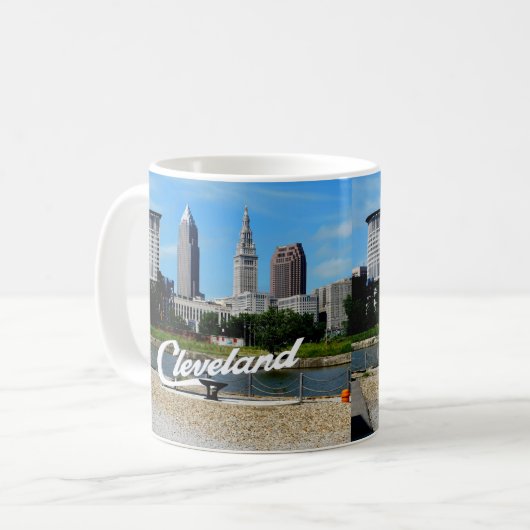 Cleveland RiverSide Skyline Mug (Devant gauche)
