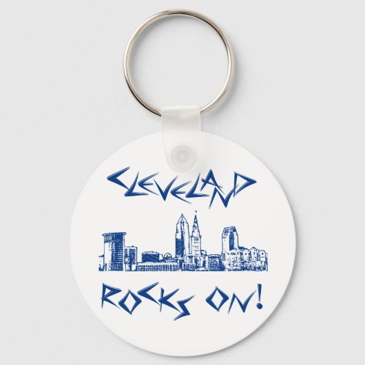 Cleveland Rocks. Sleutelhanger (Voorkant)