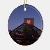 Cleveland Schilderachtig kerstversiering Keramisch Ornament (Links)