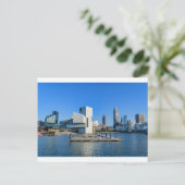Cleveland Skyline Briefkaart (Staand voorkant)