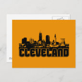 Cleveland Skyline Briefkaart (Voorkant / Achterkant)