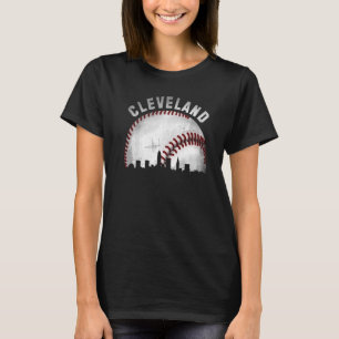 Cleveland Skyline City Baseball T-shirt