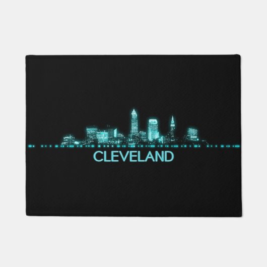 Cleveland Skyline Deurmat (Voorkant)