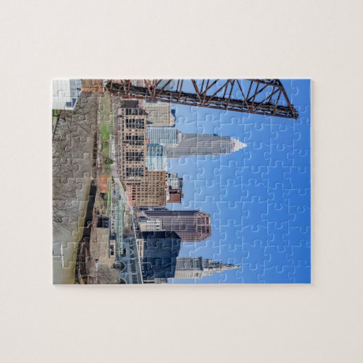 Cleveland Skyline Legpuzzel (Horizontaal)