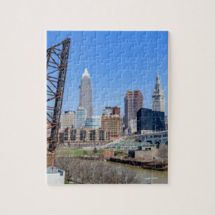 Cleveland Skyline Legpuzzel