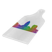 Cleveland skyline snijplank (Hoek)