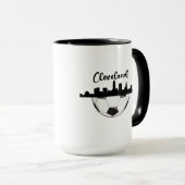 Cleveland Skyline Soccer Mug (Devant droit)