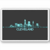 Cleveland Skyline Sticker (Voorkant)