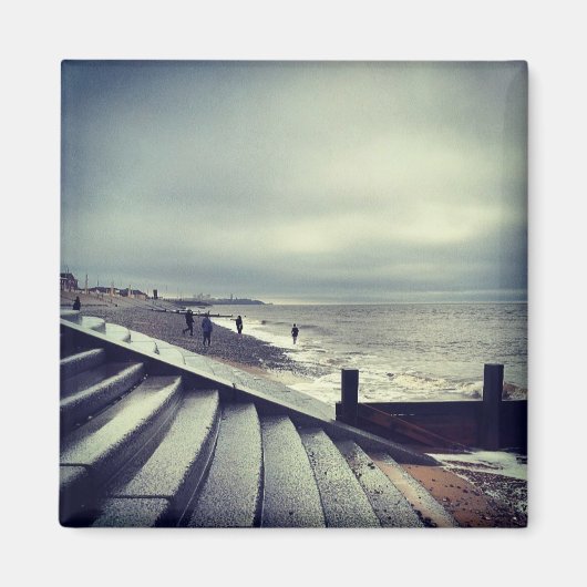 Cleveleys Beach Magnet (Devant)