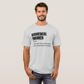 Clever Biomedical Engineer Definition Shirt (Voorkant volledig)