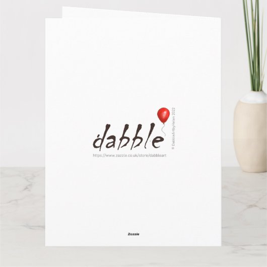 Clever Bunny Personalized Afstuderen Kaart (Achterkant)