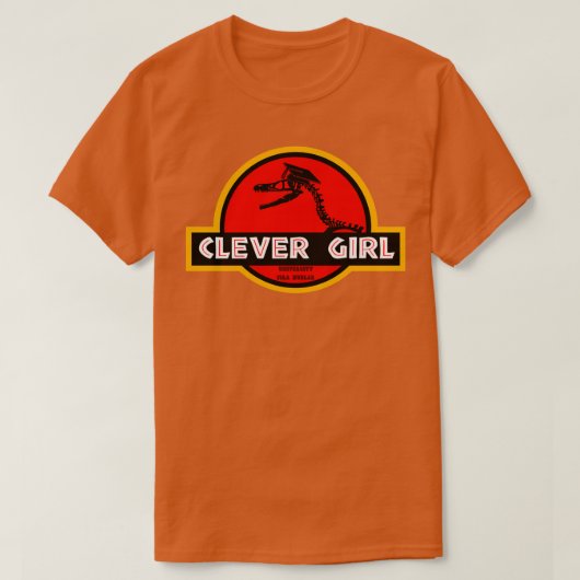 Clever Girl T-shirt (Design voorkant)