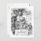 Clever Mr Fox briefkaart (Voorkant / Achterkant)