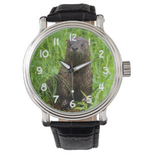 Clever River Otter Horloge
