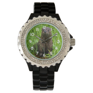 Clever River Otter Horloge