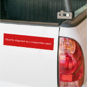 Cleverly vermomd bumpersticker (Op Truck)
