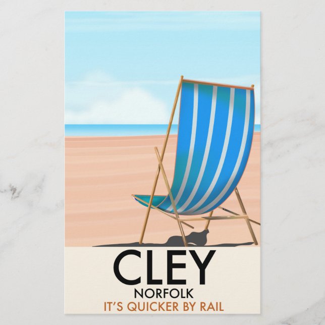 Cley Norfolk vintage poster (Voorkant)
