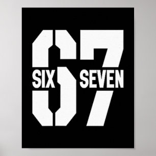 Clic 67 Meme - Ik hou van Zes Zeven Poster