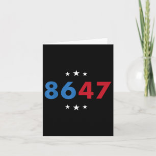 Clic 80s Style 86 47 Anti Trump 8647 Kaart