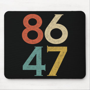 Clic  80s Style 86 47 Anti Trump Muismat