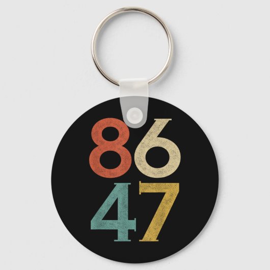 Clic 80s Style 86 47 Anti Trump Sleutelhanger (Voorkant)