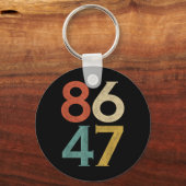 Clic 80s Style 86 47 Anti Trump Sleutelhanger (Voorkant)