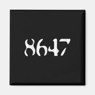 Clic 8647 Grappig Liberaal President Magneet