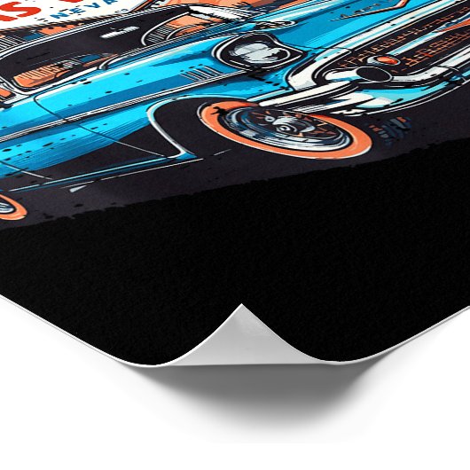 Clic Car Welcome Las Vegas Vacation Summer Men Wom Poster (Hoek)