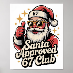 Clic Christmas 67 Sinterklaas Meme - Retro Sinterk Poster