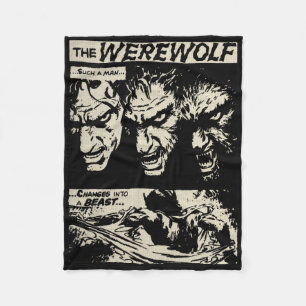 Clic Horror Film Monster Horror Stripverhaal Weerw Fleece Deken