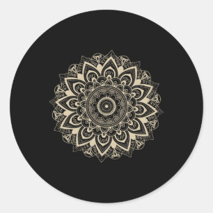 Clic Mandala Style 86 47 Subtiele Anti Trump Resis Ronde Sticker