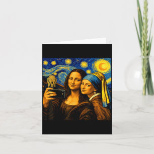 Clic Meesterwerk Selfie Verf De Sterren Kunst Kaart