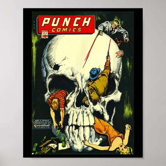 Clic Monster Poster Horror Comic Book (Devant)