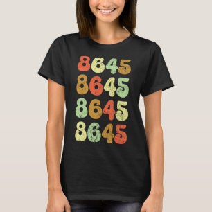 Clic Retro 86 45 - Anti Trump Gesleten T-shirt