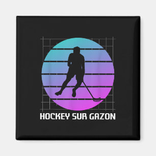Clic Vintage Retro Hockey Magneet