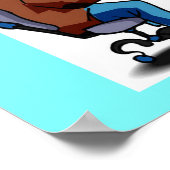 CLICHE grap voor schrijvers en auteurs Poster (Hoek)