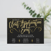 Client Appreciation Event Invitation Kaart (Staand voorkant)