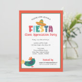 Client Appreciation Fiesta Party Kaart (Staand voorkant)