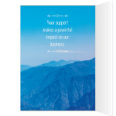 Client Business Merci pour votre fidélité et votre (Intérieur (Gauche))