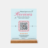 Client - Code QR féminin rose personnalisé (Recto)