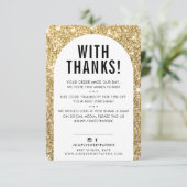 CLIENT MERCI moderne arche faux or parties scintil (Debout devant)