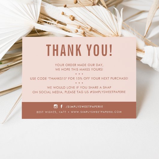 CLIENT MERCI moderne argile de terre rose pâle