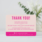 CLIENT MERCI moderne blush rose magenta (Debout devant)