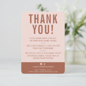 CLIENT MERCI moderne mignon argile rose pâle (Debout devant)