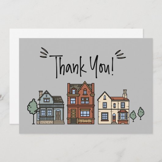 Client New Home Flat - Hartelijk dank - Kaart (Voorkant / Achterkant)