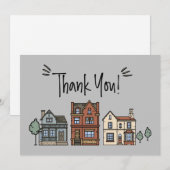 Client Nouveau Carte de remerciements résidentiel  (Devant / Derrière)