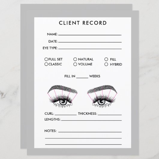 Client Record toevoegen Logo (Voorkant / Achterkant)