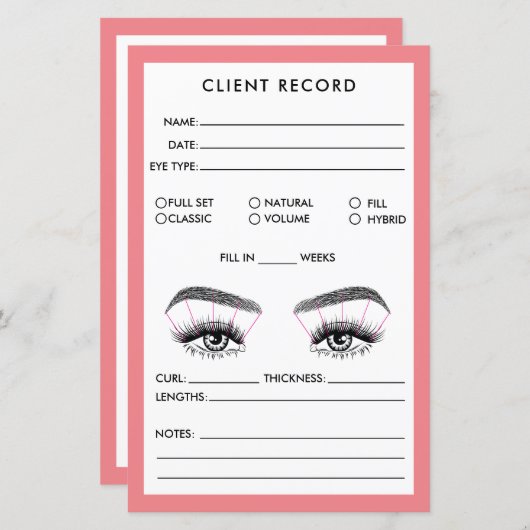 Client Record toevoegen Logo (Voorkant / Achterkant)