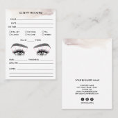 Client Record toevoegen Logo Visitekaartje (Voorkant / Achterkant)