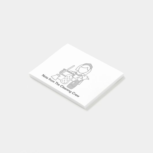Client Sticky Notes voor reinigingsservice (Schuin)